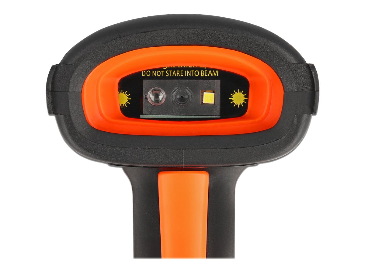 DELOCK Industrie Barcode Scanner 1D und 2D in Anwendung