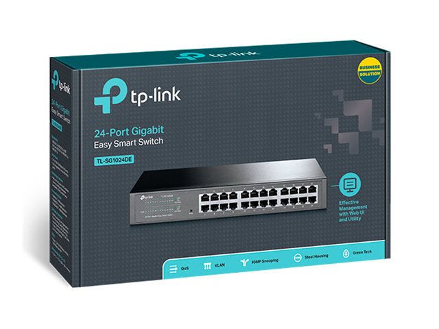 TP-LINK TL-SG1024DE 24-Port Gigabit Easy Smart Switch Vorderansicht