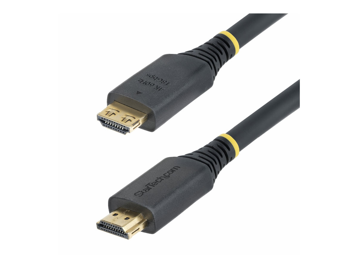 STARTECH.COM 7m High Speed HDMI Kabel mit Griffsteckern 4K 60Hz und 1440p 144Hz 18Gbps UHD HDMI Arc-eArc Kabel mit TPE-Mantel