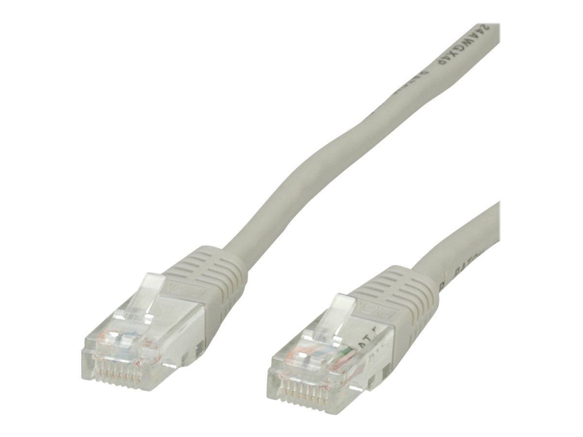 VALUE Patchkabel Kat.6 Class E UTP grau 10m - Verpackung