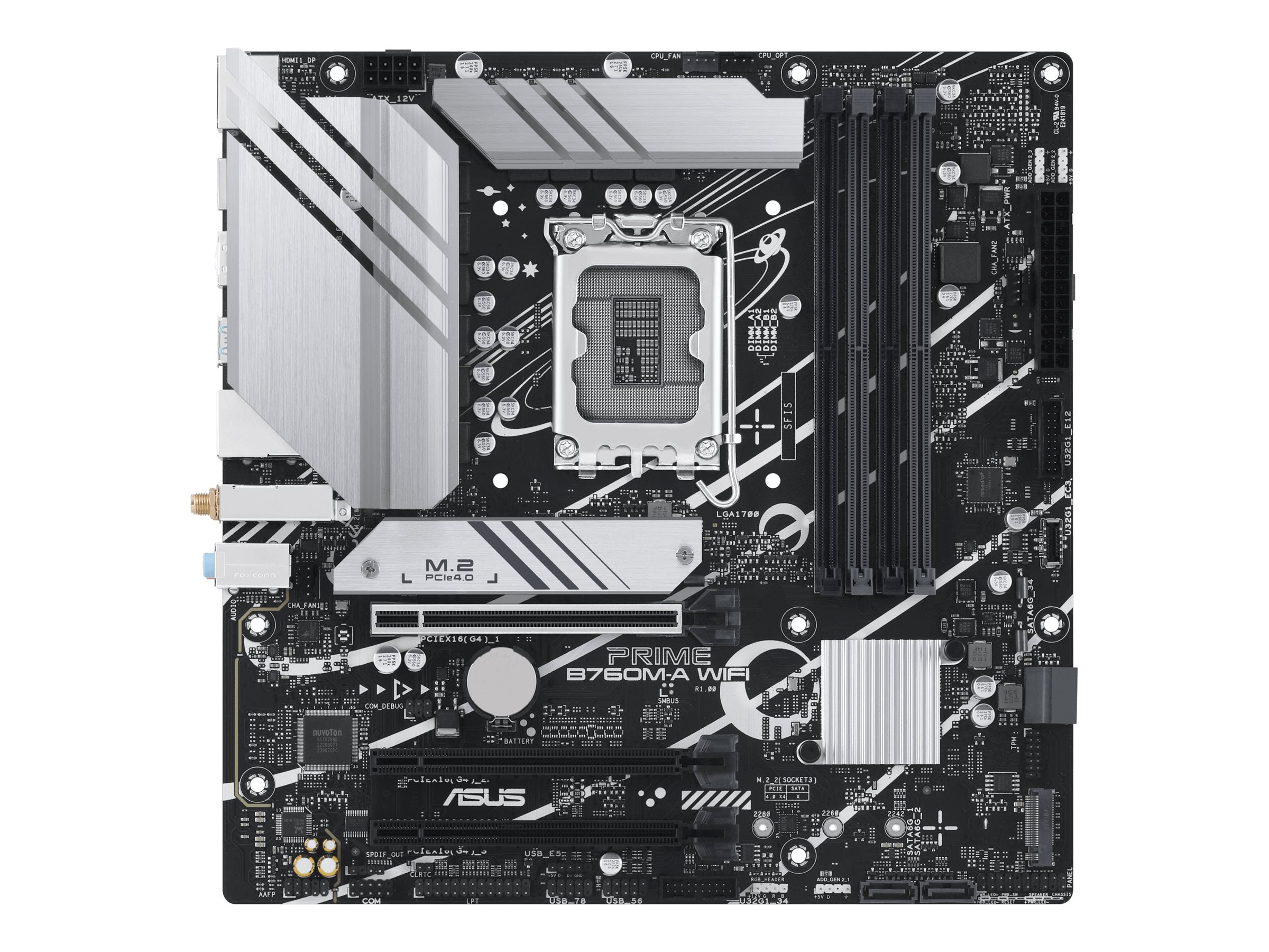 ASUS PRIME B760M-A WIFI Motherboard Vorderansicht