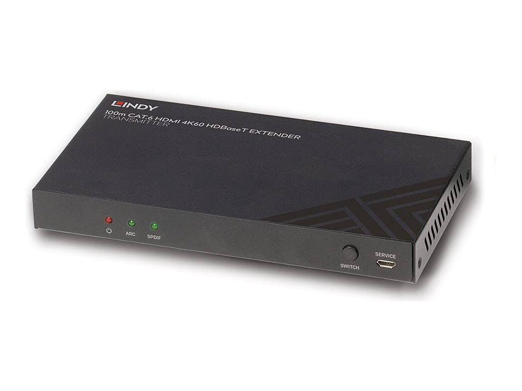LINDY 100m Cat.6 HDMI 4K60 HDBaseT Transmitter Vorderansicht
