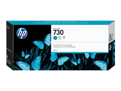 HP 730 300 ml Tinte Cyan - Detailansicht