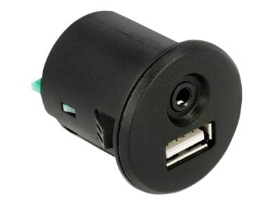 DELOCK Kabel USB Typ-A Stecker + 3,5mm Klinkenstecker Detailansicht