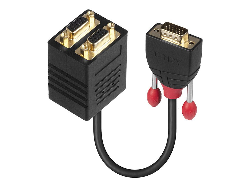 LINDY VGA-Splitterkabel 2 Port Vorderansicht