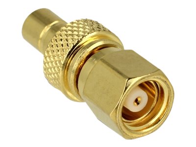 DELOCK Adapter SMC Stecker > SMB Buchse - Vorderansicht