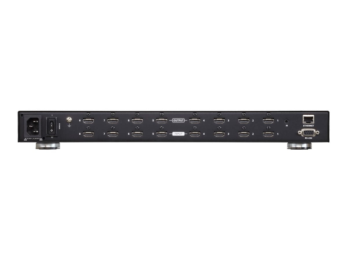 ATEN VM0808HB 8 x 8 True 4K HDMI Audio/Video Matrix Switch Vorderansicht
