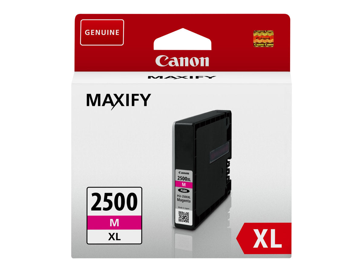 Verpackung der CANON PGI-2500XL M Tinte magenta hohe Kapazität