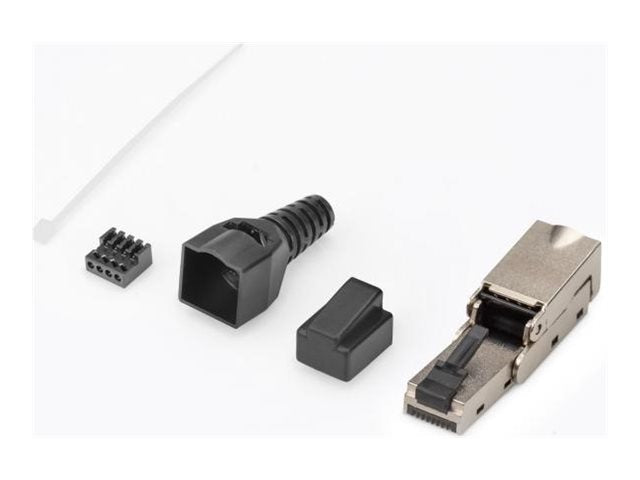 DIGITUS CAT 6A field assembly shielded Bendable AWG 27/7 to 22/1 solid and stranded wire - Vorderansicht