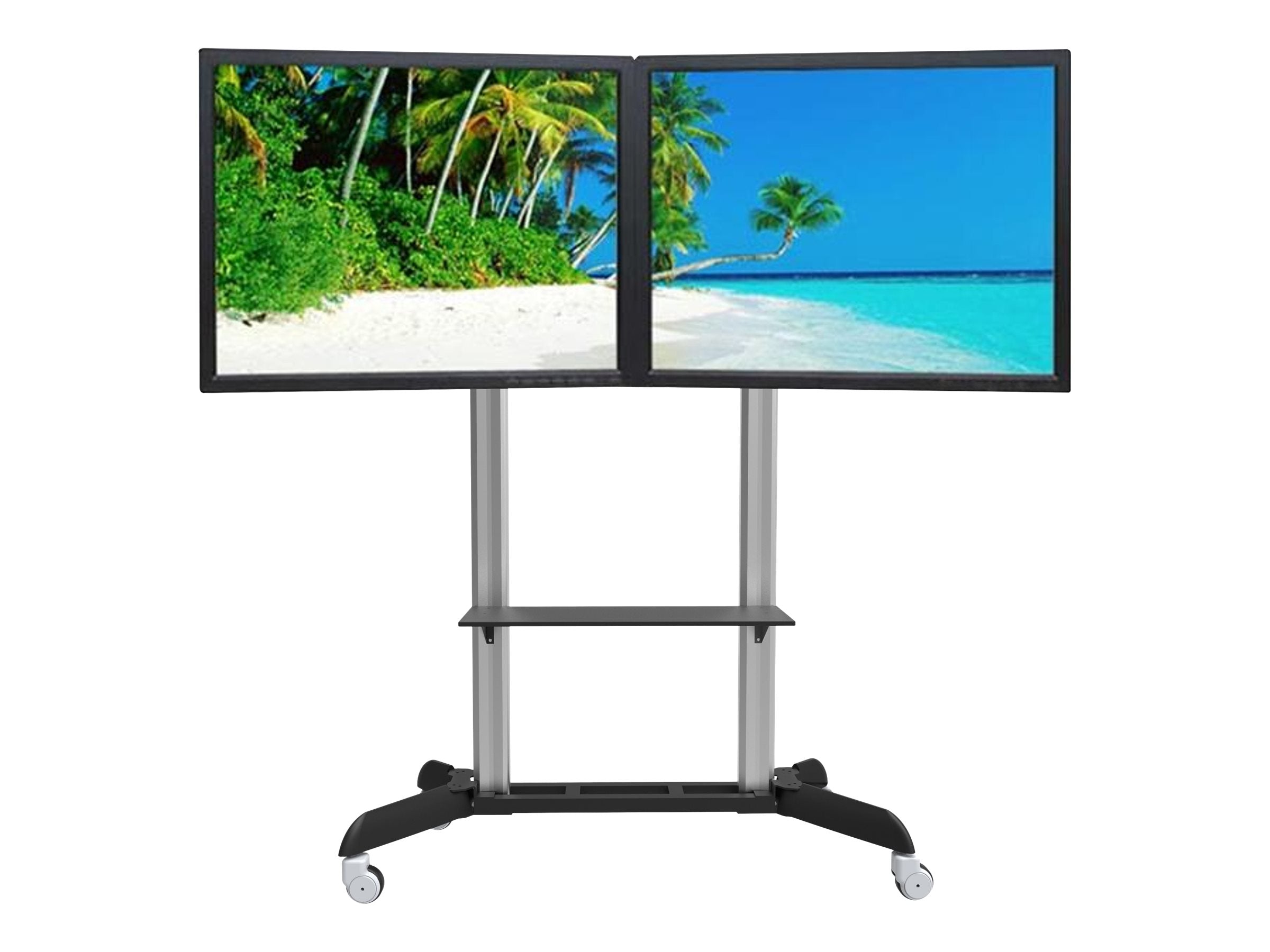 TECHLY TV Wagen Detailansicht Metallablage