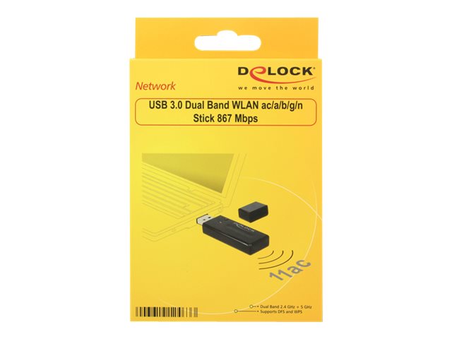 DELOCK WLAN USB2.0 Stick Vorderansicht