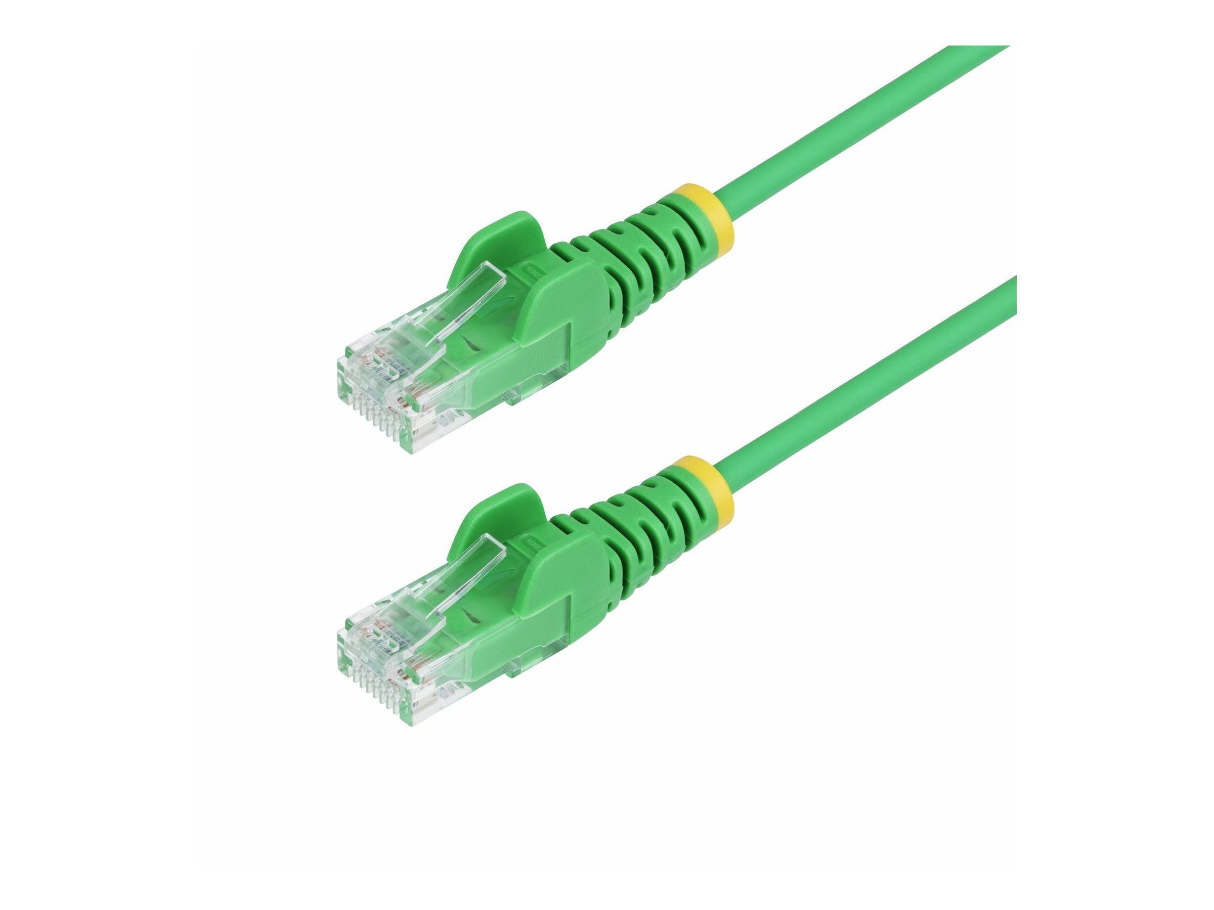 STARTECH.COM 50cm Grunes Schlankes CAT6-Ethernet-Kabel Snagless RJ45 LSZH 28AWG Reines Kupfer Patchkabel/Netzwerkkabel