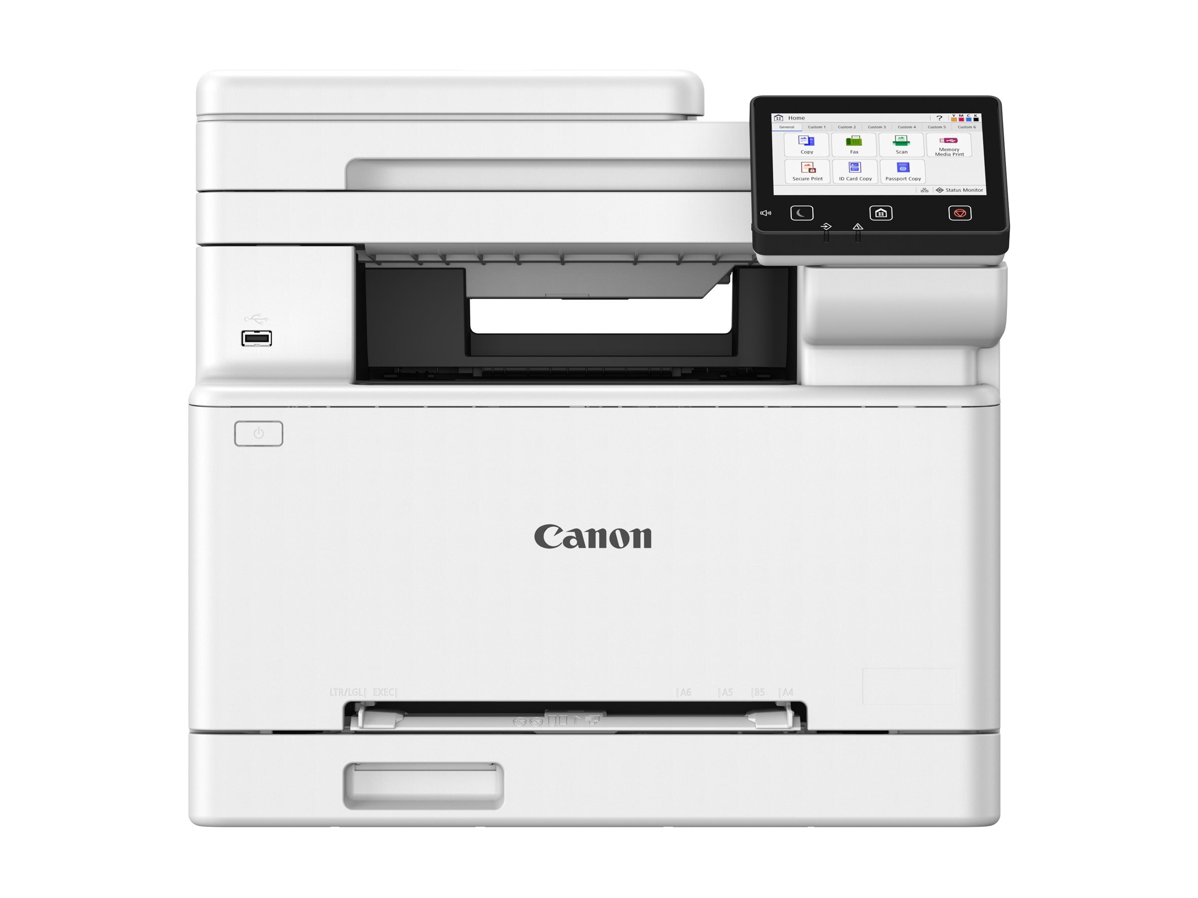 Seitenansicht des CANON MF664Cdw Laser Multifunction Printer
