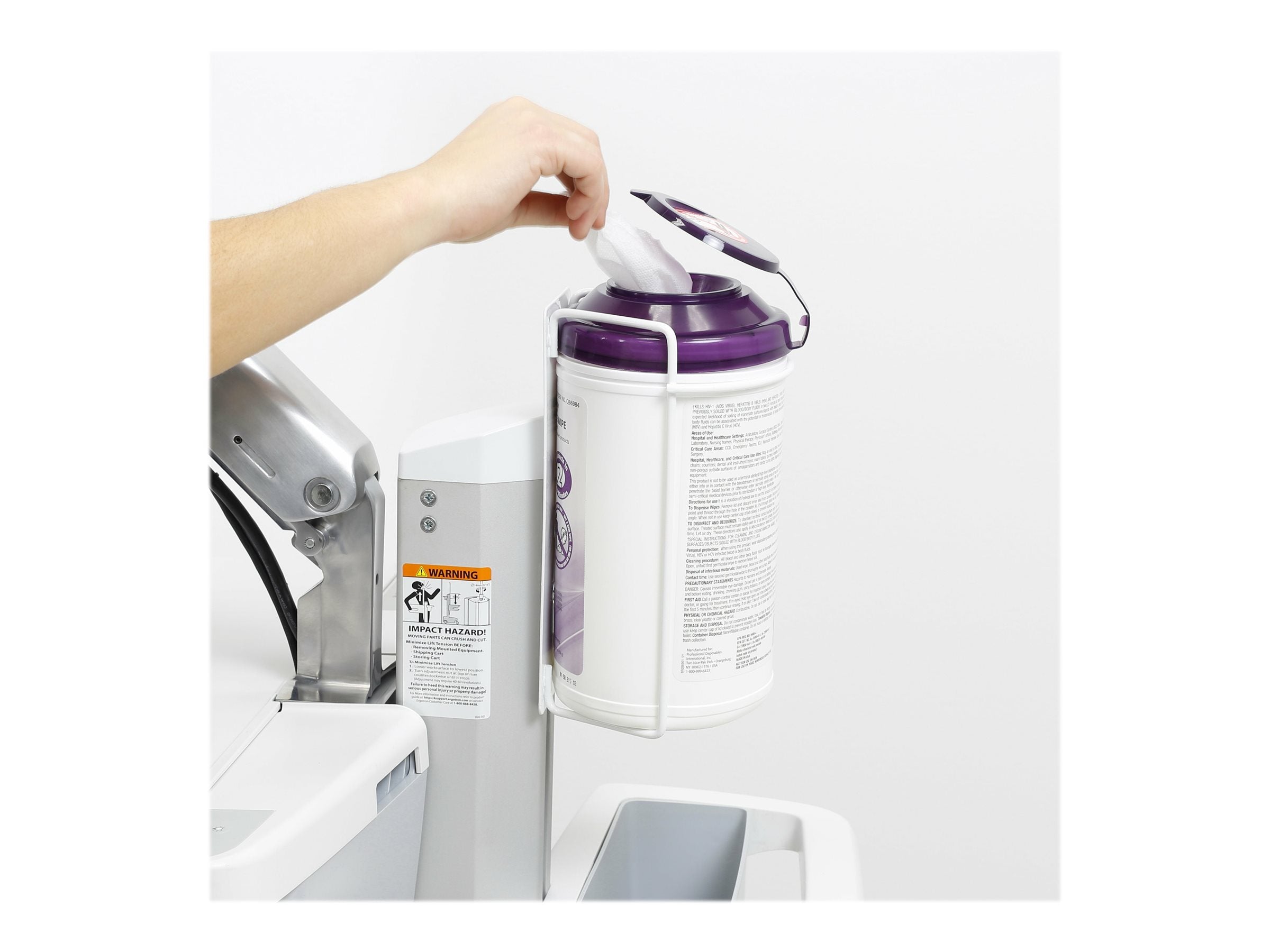 ERGOTRON SV SaniWipes Holder Accessory - Detailansicht