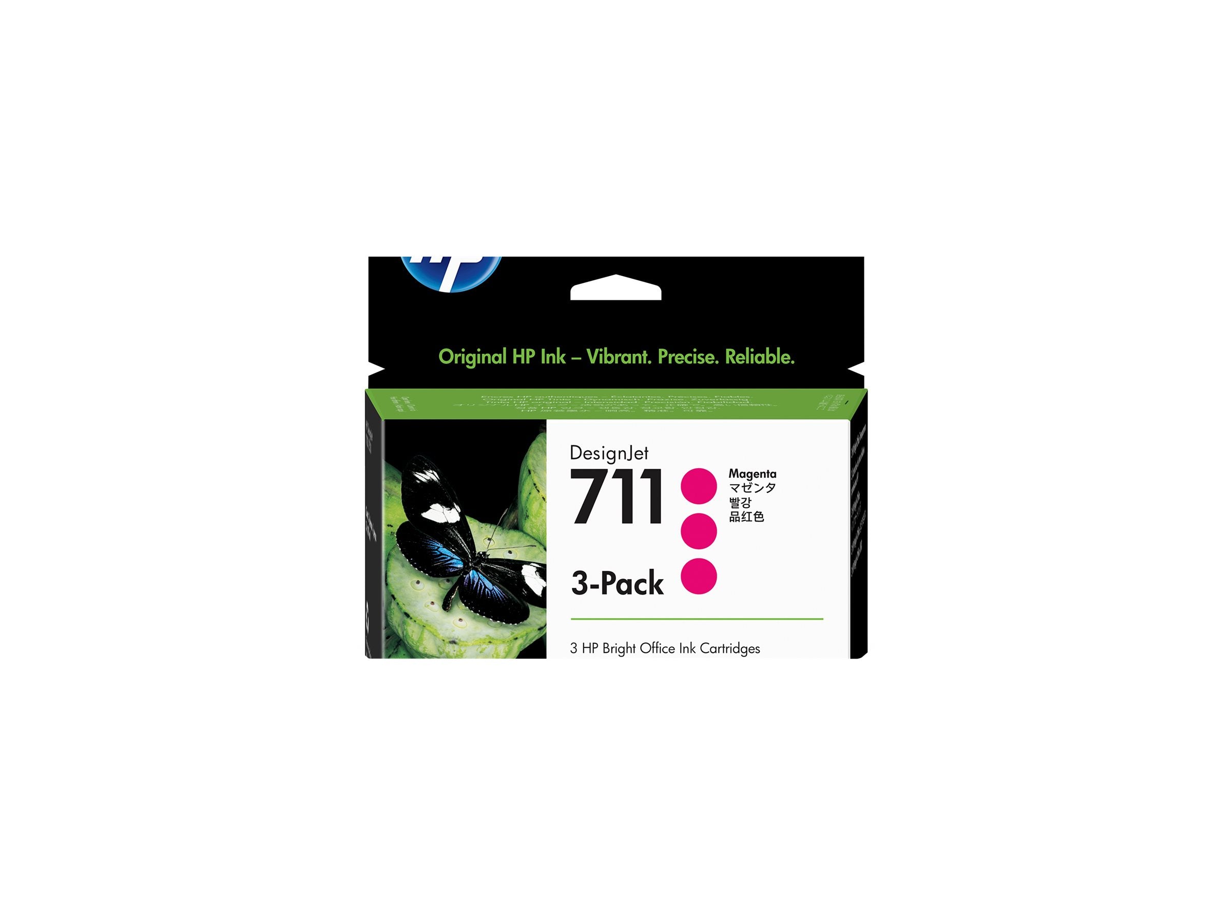 HP 711 Original Tinte magenta Detailansicht