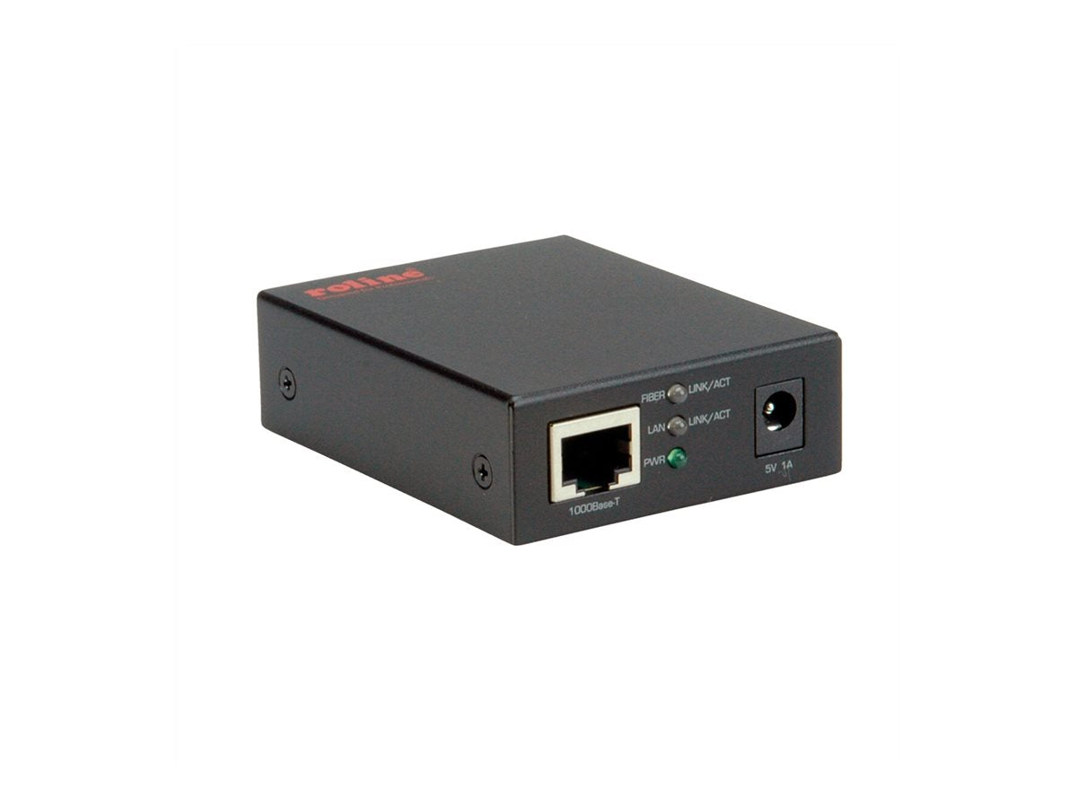 ROLINE 10/100/1000Base-T to Dual-speed Fiber Media Converter Verpackung