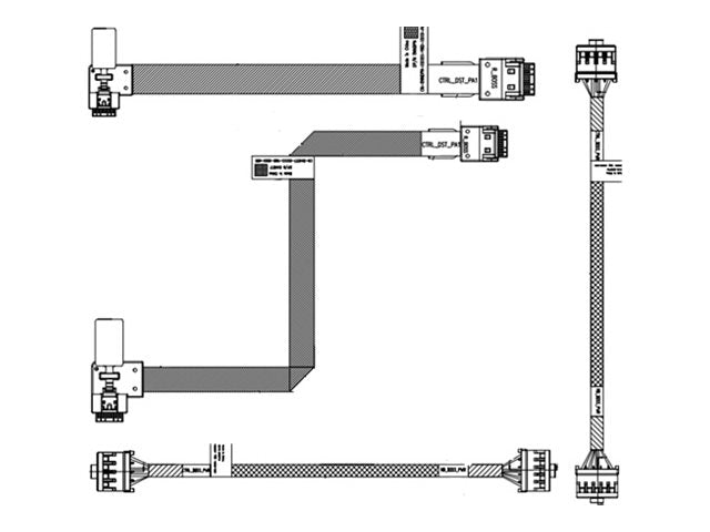 DELL BOSS N1 Kabel für R7615 Kundeninstallation - Vorderansicht