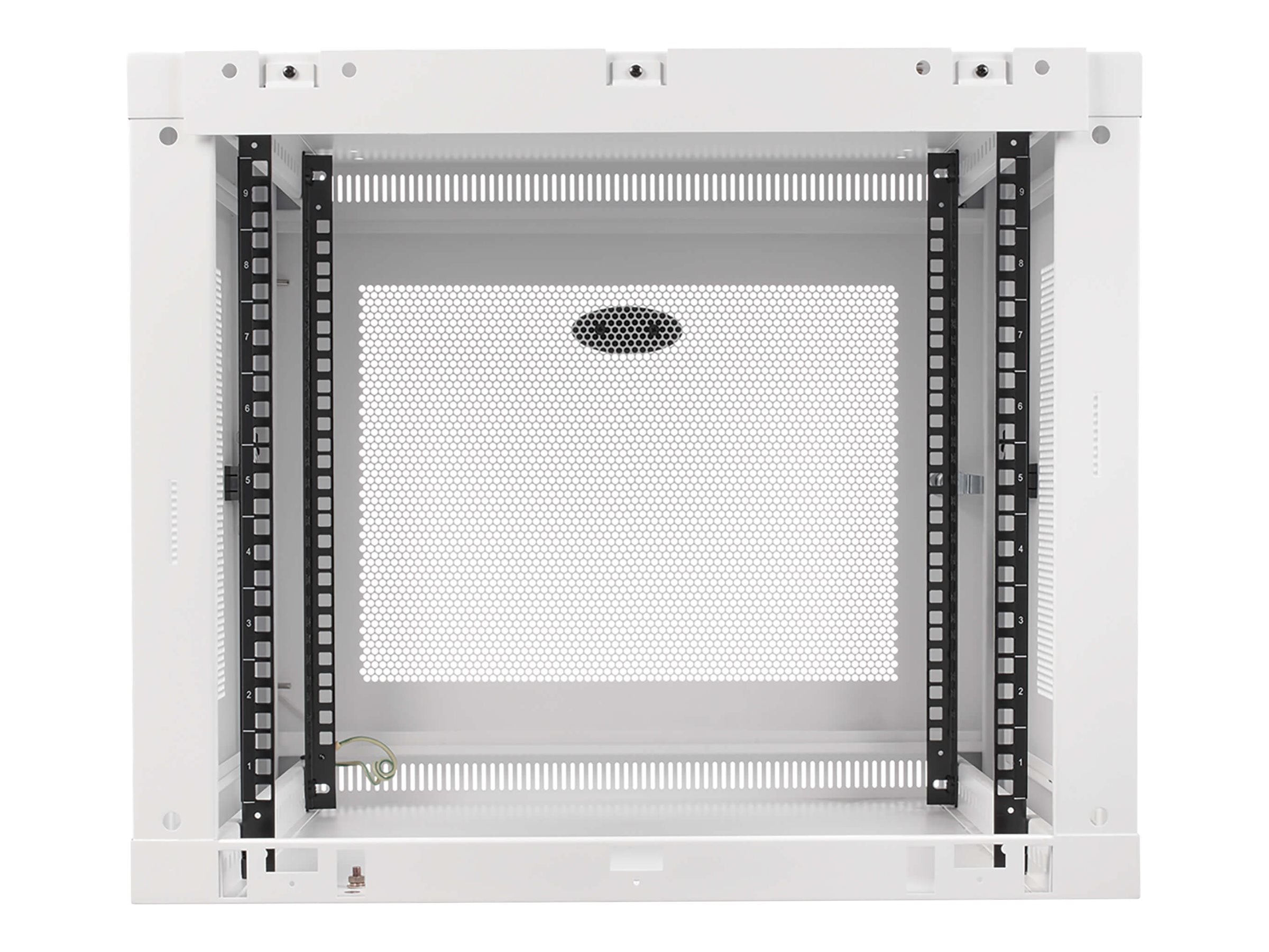 EATON TRIPPLITE Wallmount Rack Enclosure Cabinet 9U Vorderansicht