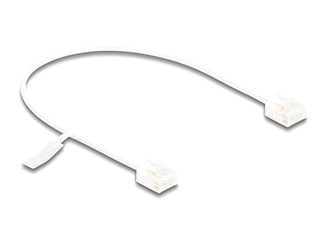 DELOCK RJ45 Netzwerkkabel Cat.6 UTP Ultra Slim 0,3m - Vorderansicht