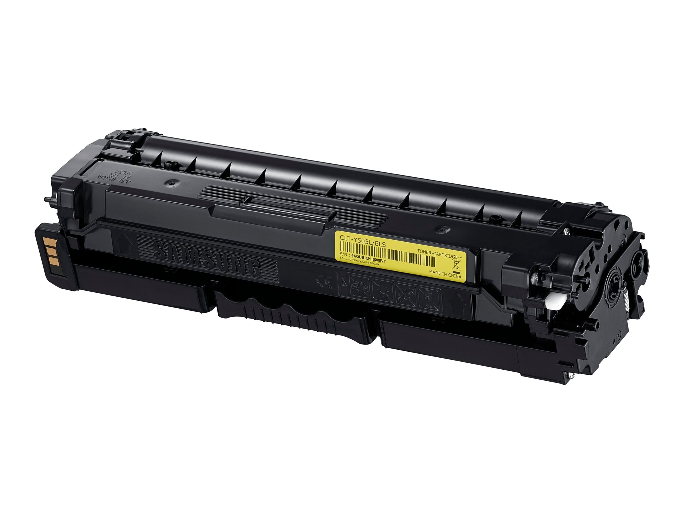 SAMSUNG CLT-Y503L H-Yield Gelb Tonerpatrone Vorderansicht