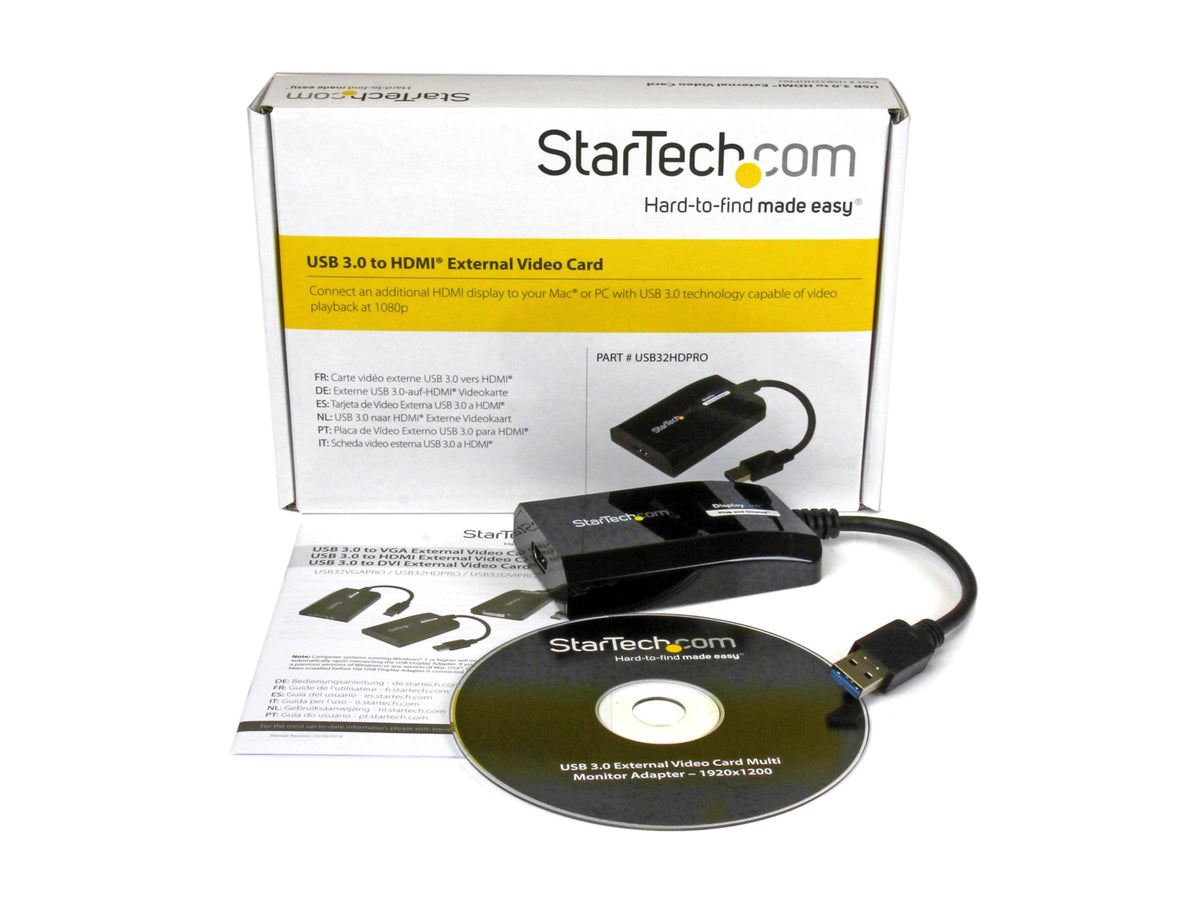 STARTECH.COM USB 3.0 auf HDMI Adapter USB32HDPRO Verpackung