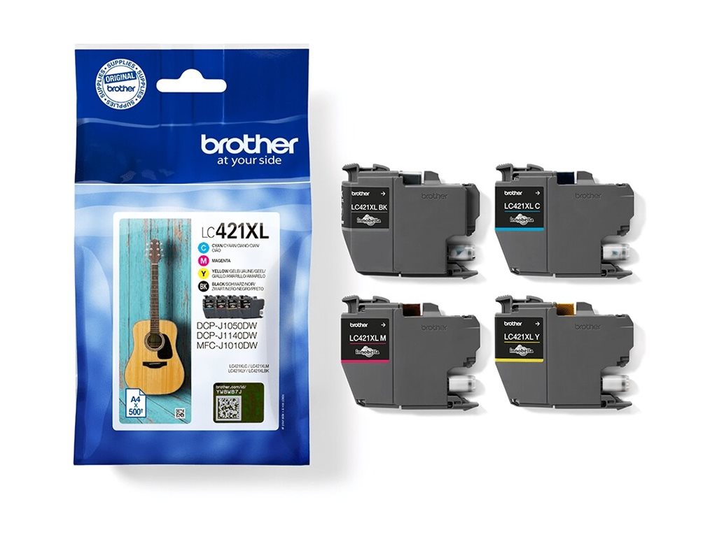 BROTHER LC-421XLVAL Tintenpatrone Seitenansicht
