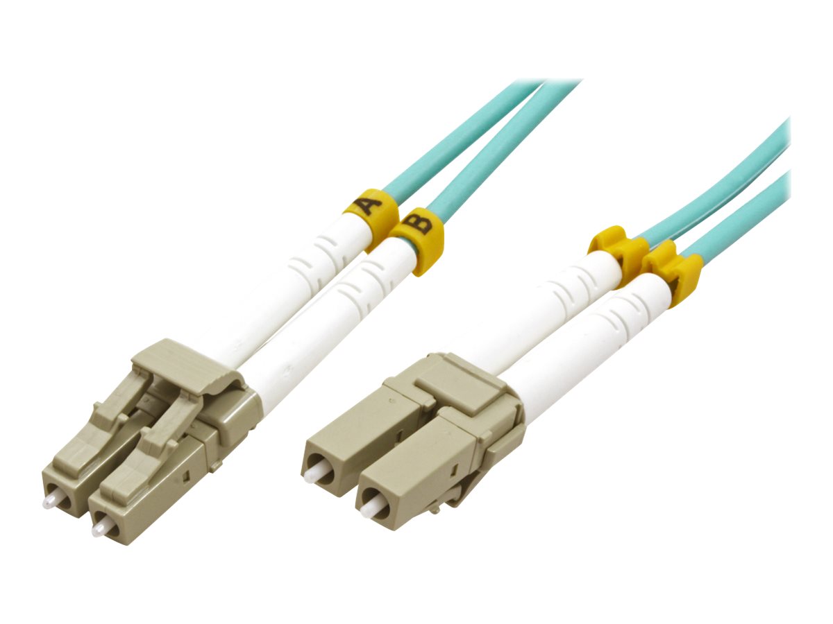 VALUE LWL-Kabel 50/125um OM3 LC/LC türkis 5m - Verpackung