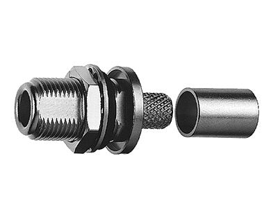 PUC TELEGÄRTNER N-Kabeleinbaubuchse Crimp G5 RG-223/U Vorderansicht