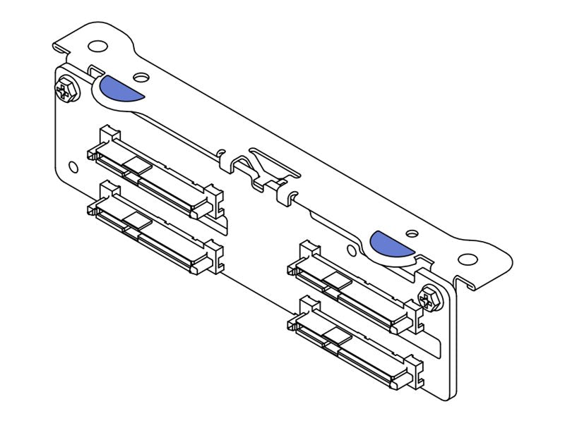 LENOVO ISG SE455 V3 SAS/SATA Backplane Kit - Vorderansicht