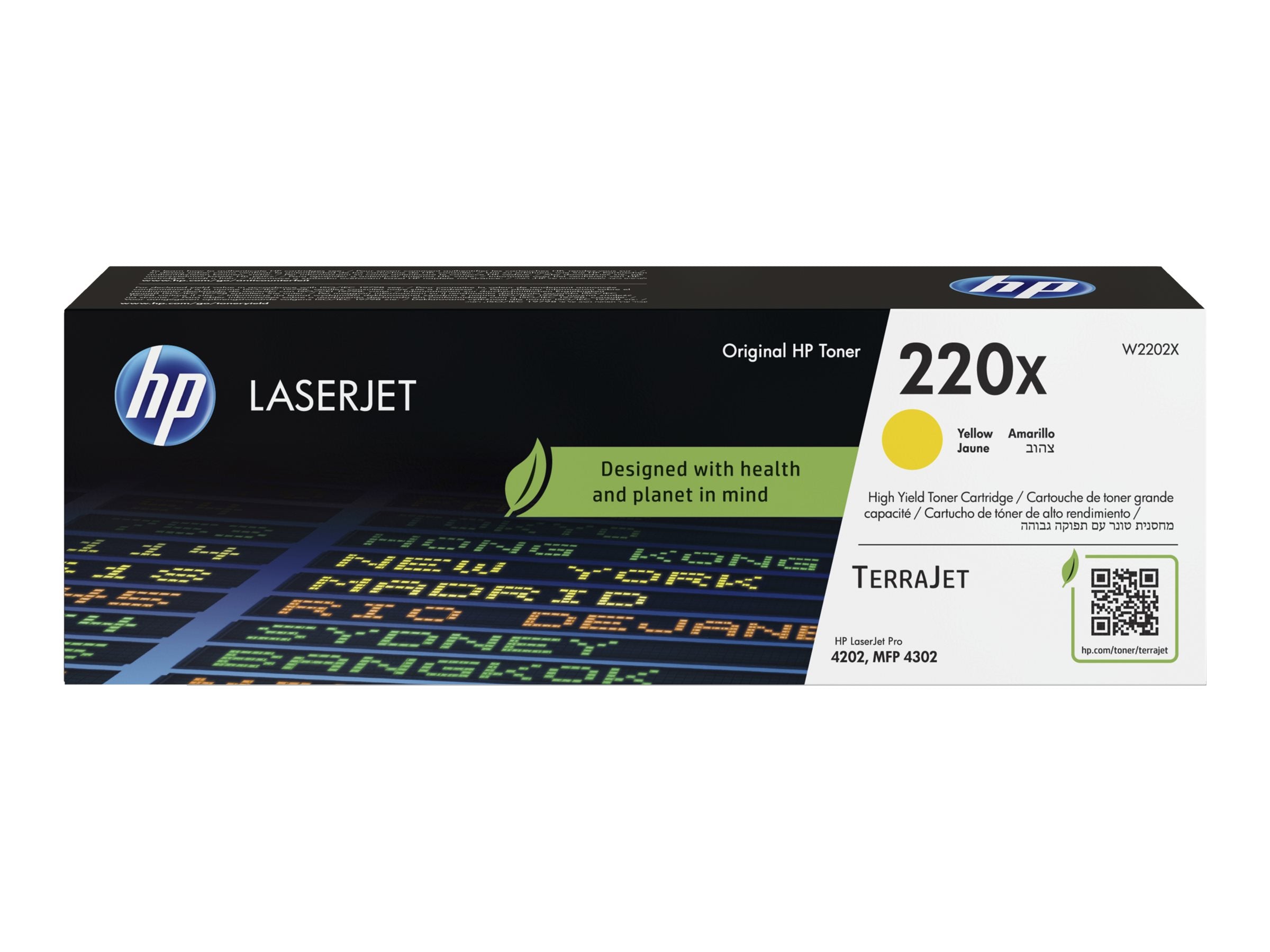 HP 220X Yellow Original LaserJet Toner Cartridge Verpackung