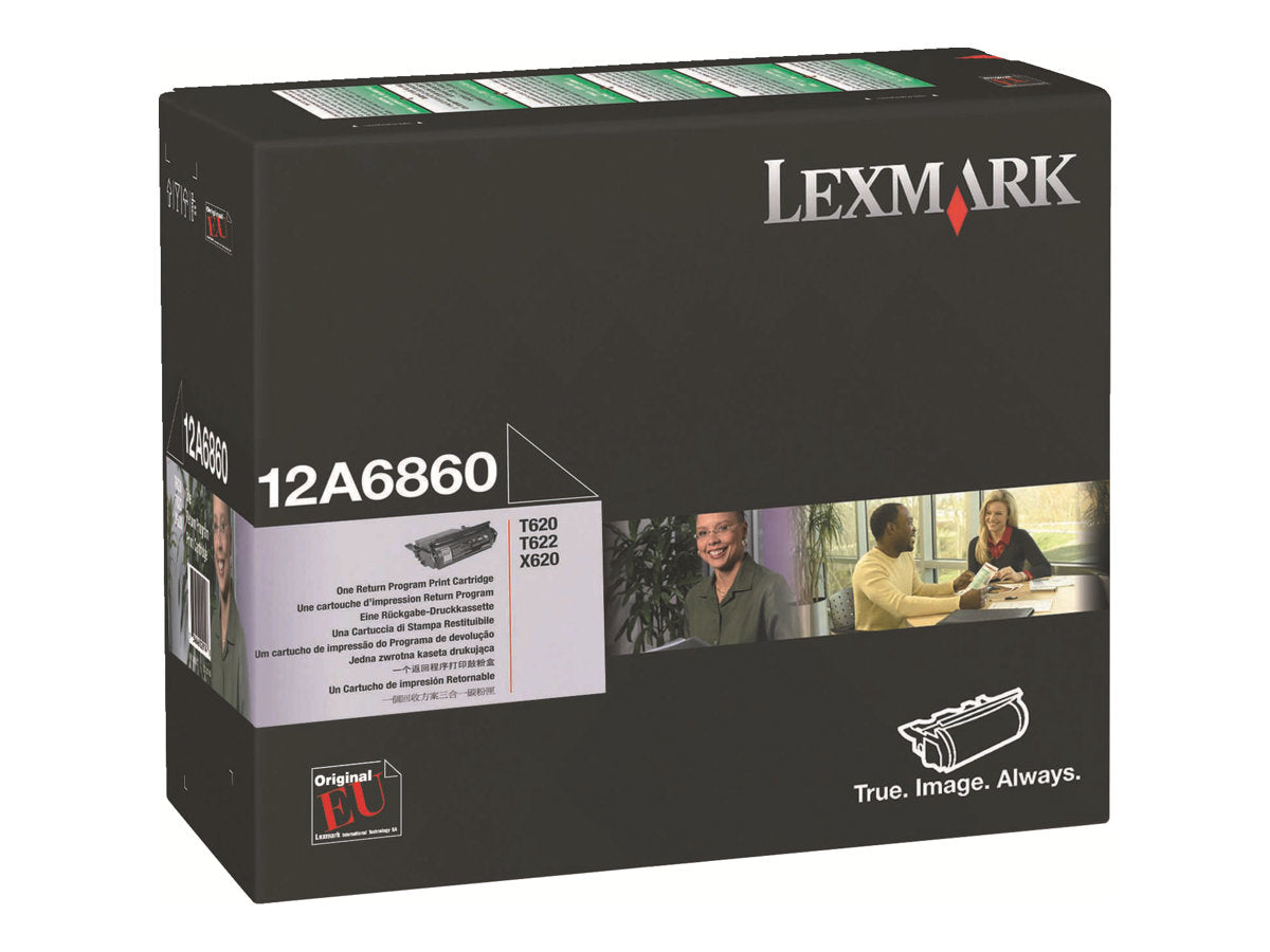 LEXMARK T62X Toner schwarz Standardkapazität Vorderansicht