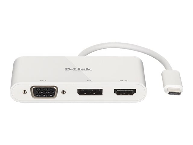 D-LINK DUB-V310 3-in-1 USB-C Video Adapter Anschlüsse