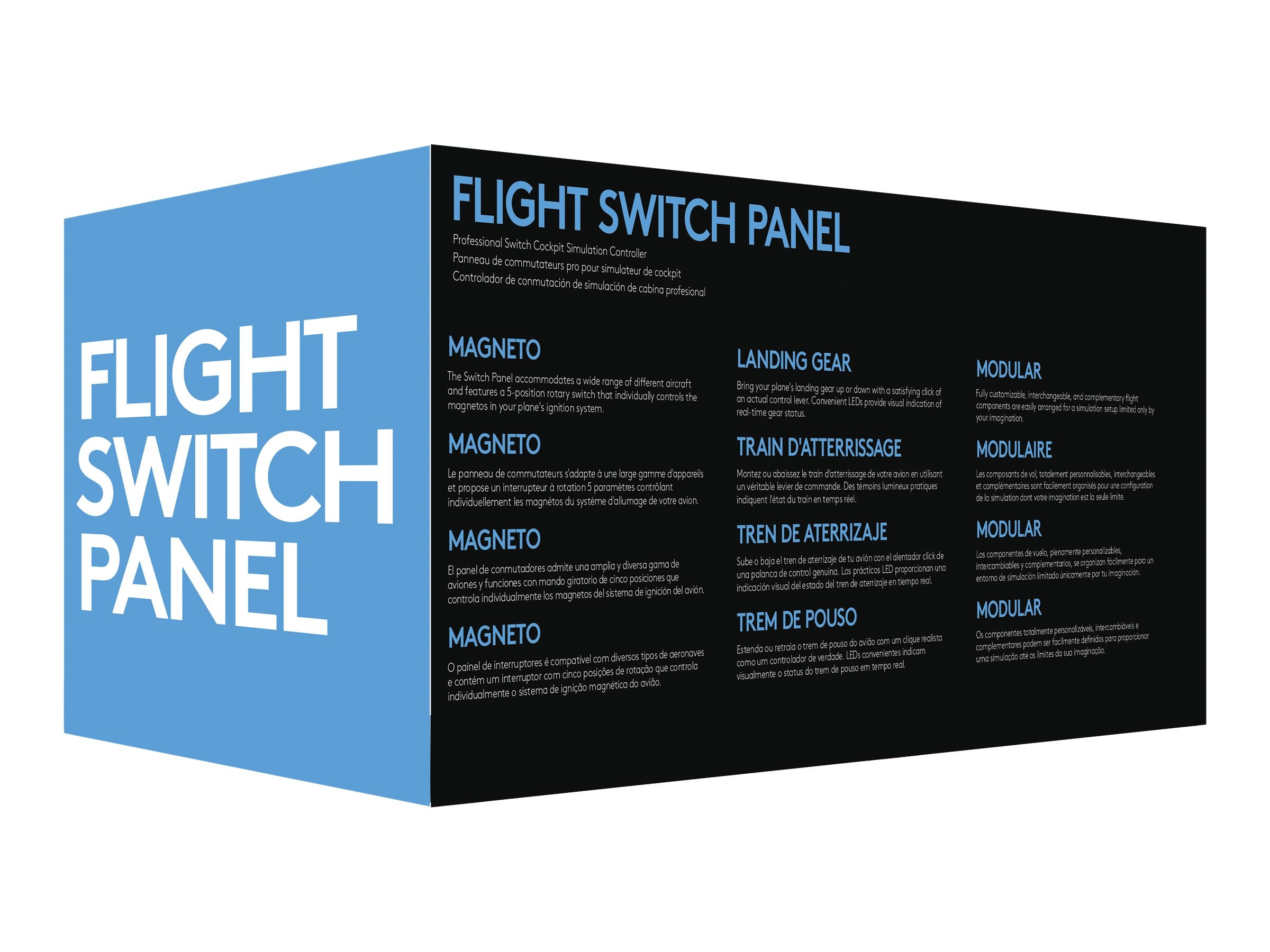 LOGITECH Flight Switch Panel Verpackung