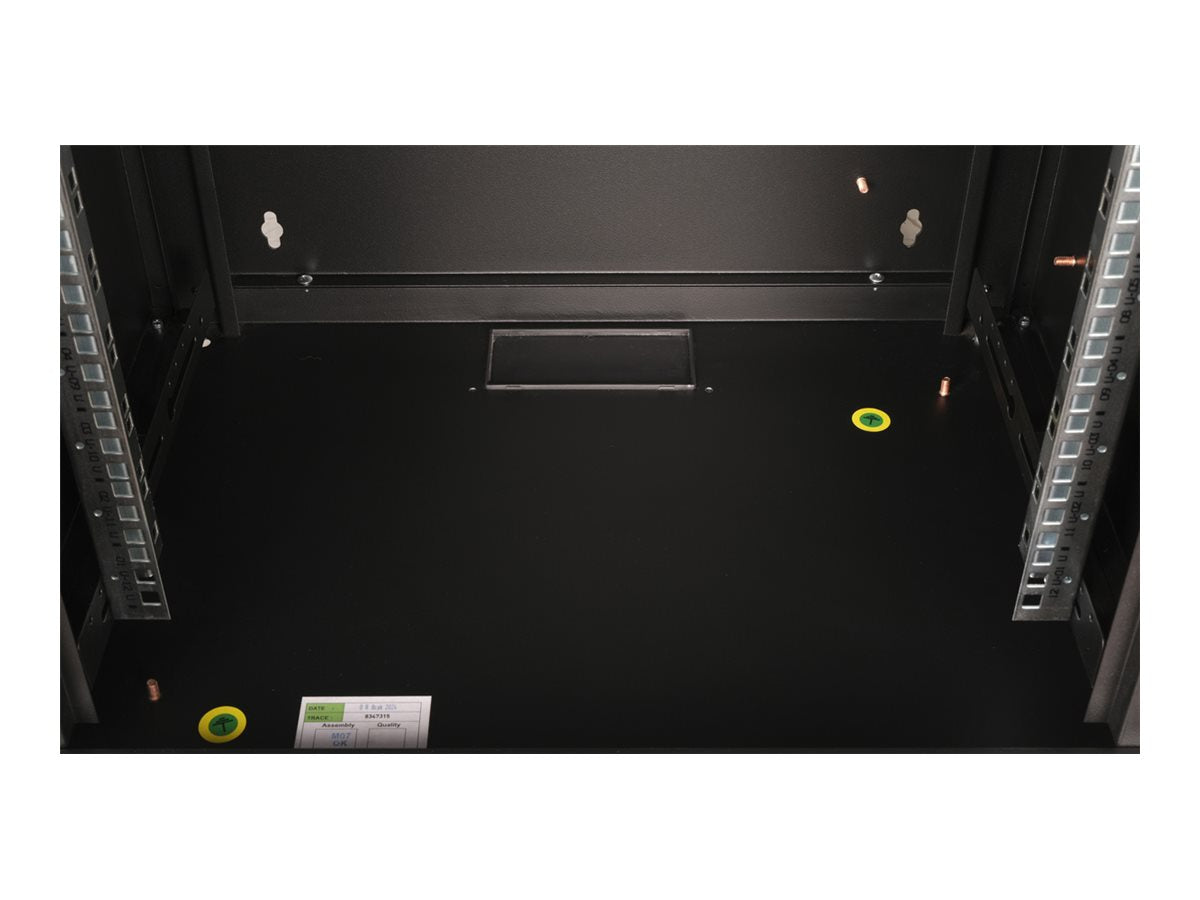 ROLINE Wandgehäuse Pro 48,26cm 19Zoll 12 HE 600x450 BxT schwarz - Vorderansicht