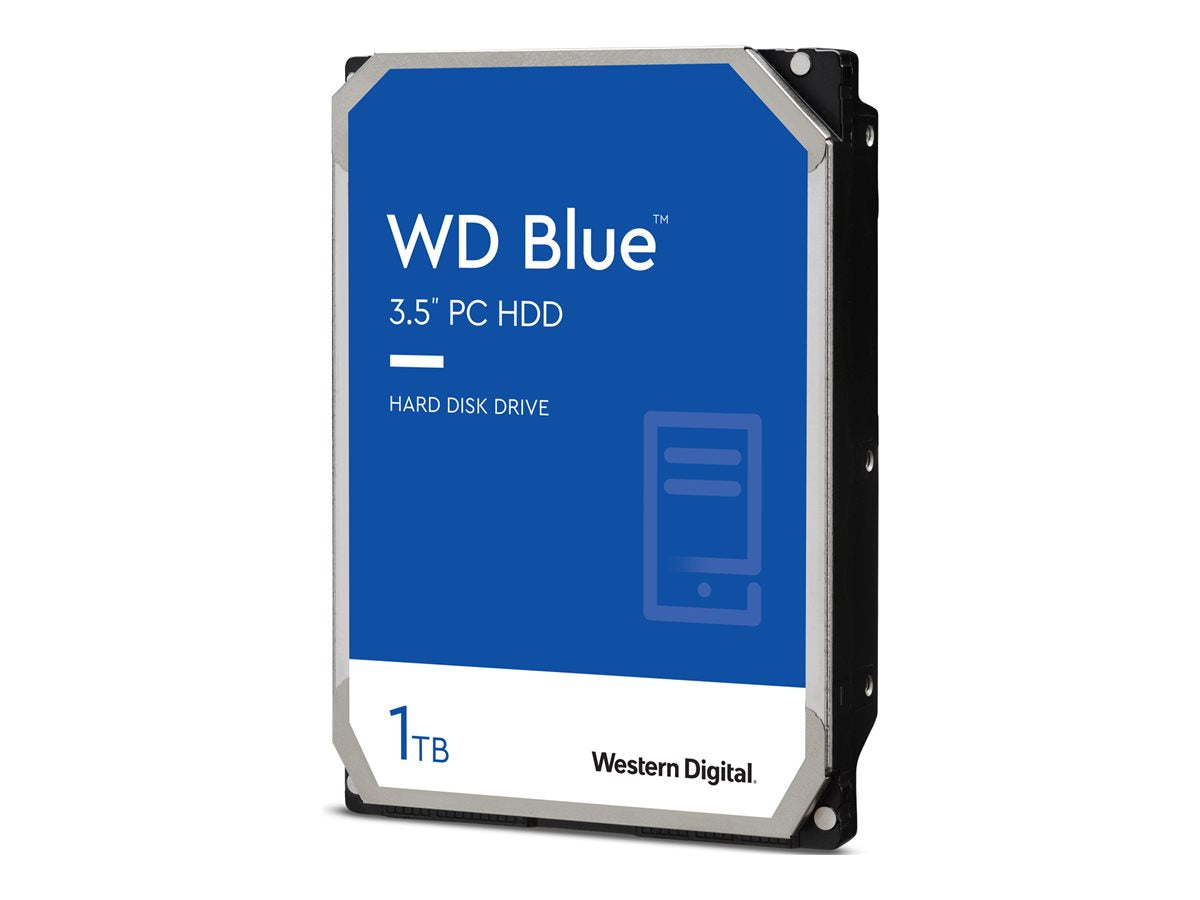 WD Blue 1TB SATA 8,89cm 3,5Zoll HDD Vorderansicht