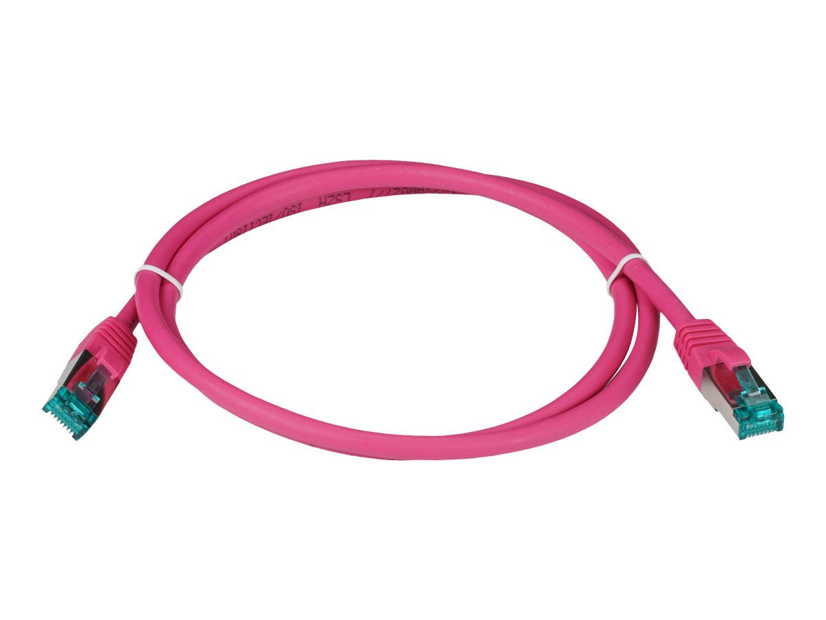 EFB RJ45 Patchkabel S/FTP Cat6A LSZH Magenta 25m - Vorderansicht