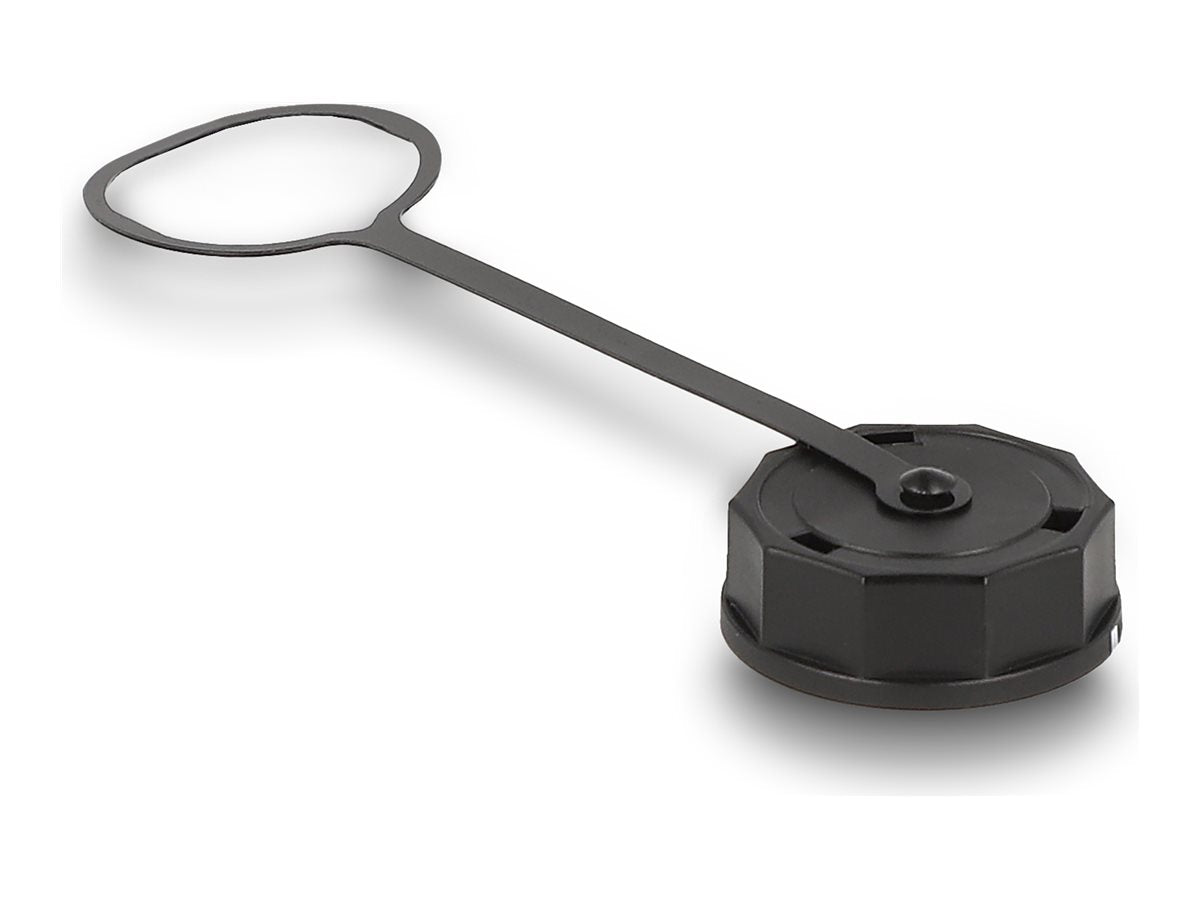 DELOCK Schutzkappe RJ45 IP68 schwarz - Vorderansicht