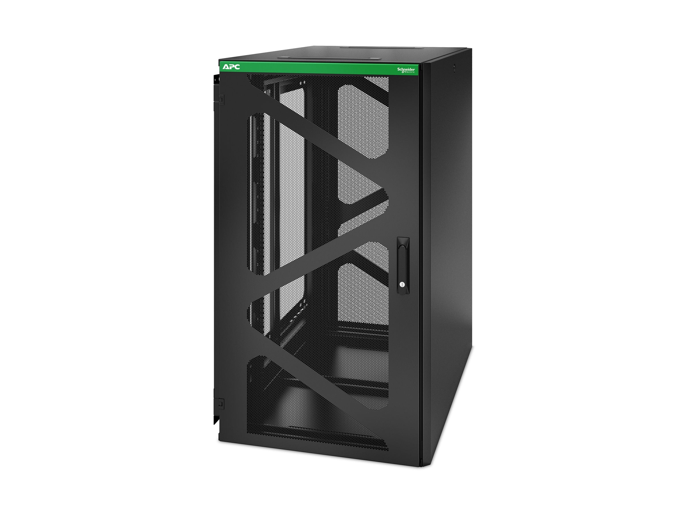 APC NetShelter 24U Wallmount Rack Enclosure Cabinet Side Mount UPS Depth