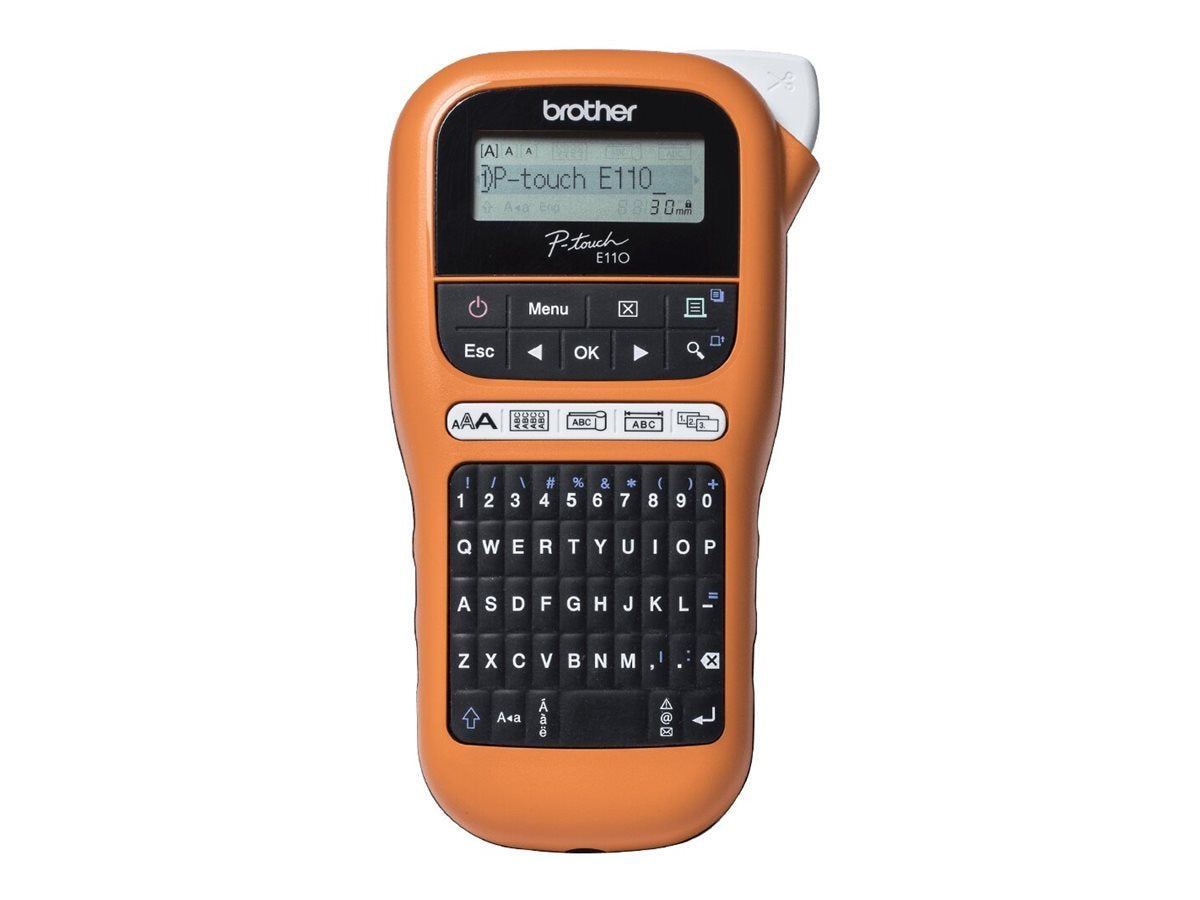 BROTHER P-TOUCH PTE110 Beschriftungsgerät Vorderansicht