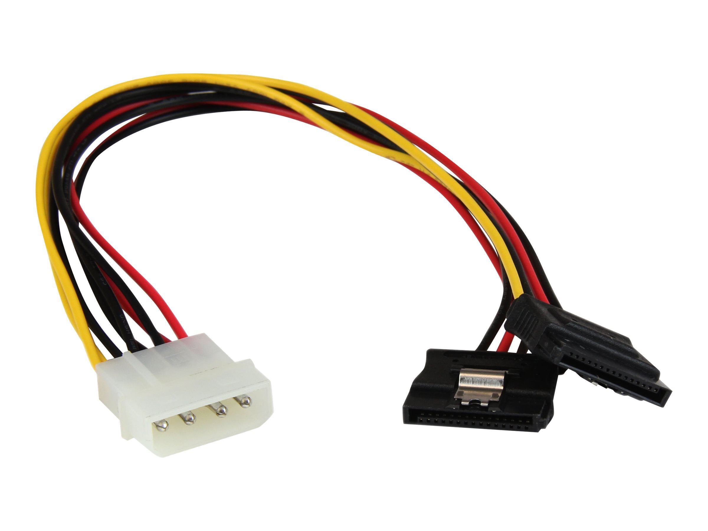 STARTECH.COM 12in LP4 to 2x Latching SATA Power Y Cable Splitter Adapter - Verpackung