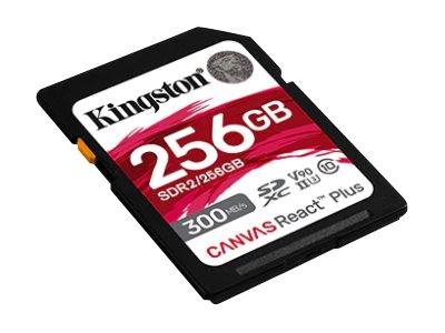 KINGSTON 256GB Canvas React Plus SDXC UHS-II Verpackung