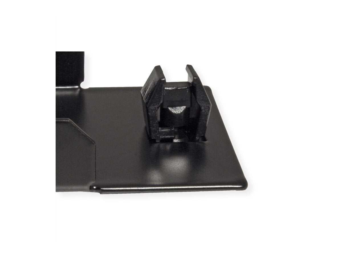 VALUE 19-Blindplatte Snap-in 1 HE RAL 9005 Tiefschwarz - Detailansicht