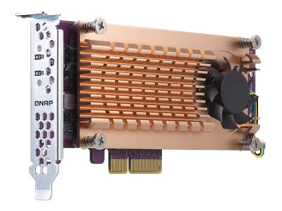 QNAP QM2-2P-244A PCIe SSD Erweiterungskarte Installation im NAS