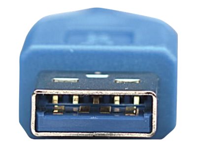 TECHLY USB3.0 Verlängerungskabel blau 1m Detailansicht