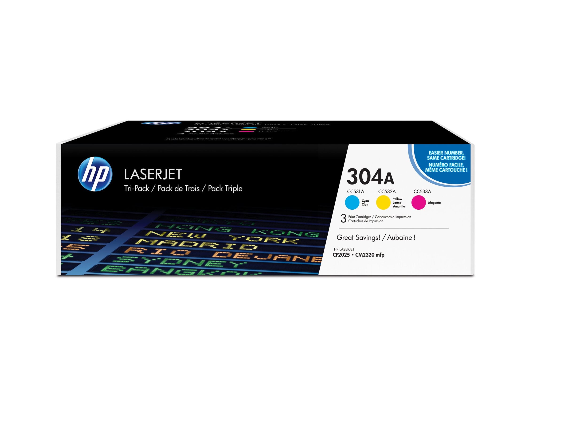 HP 304A Tonerpatrone Verpackung