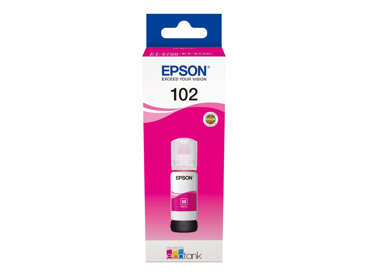 EPSON 1LB 102 EcoTank Magenta Tintenbehälter im Einsatz