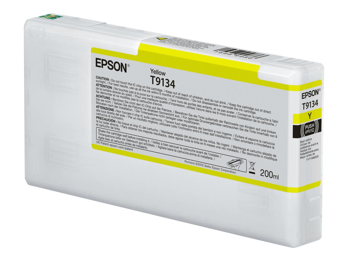 EPSON 5LB T9134 Yellow Ink Cartridge 200ml - Vorderansicht