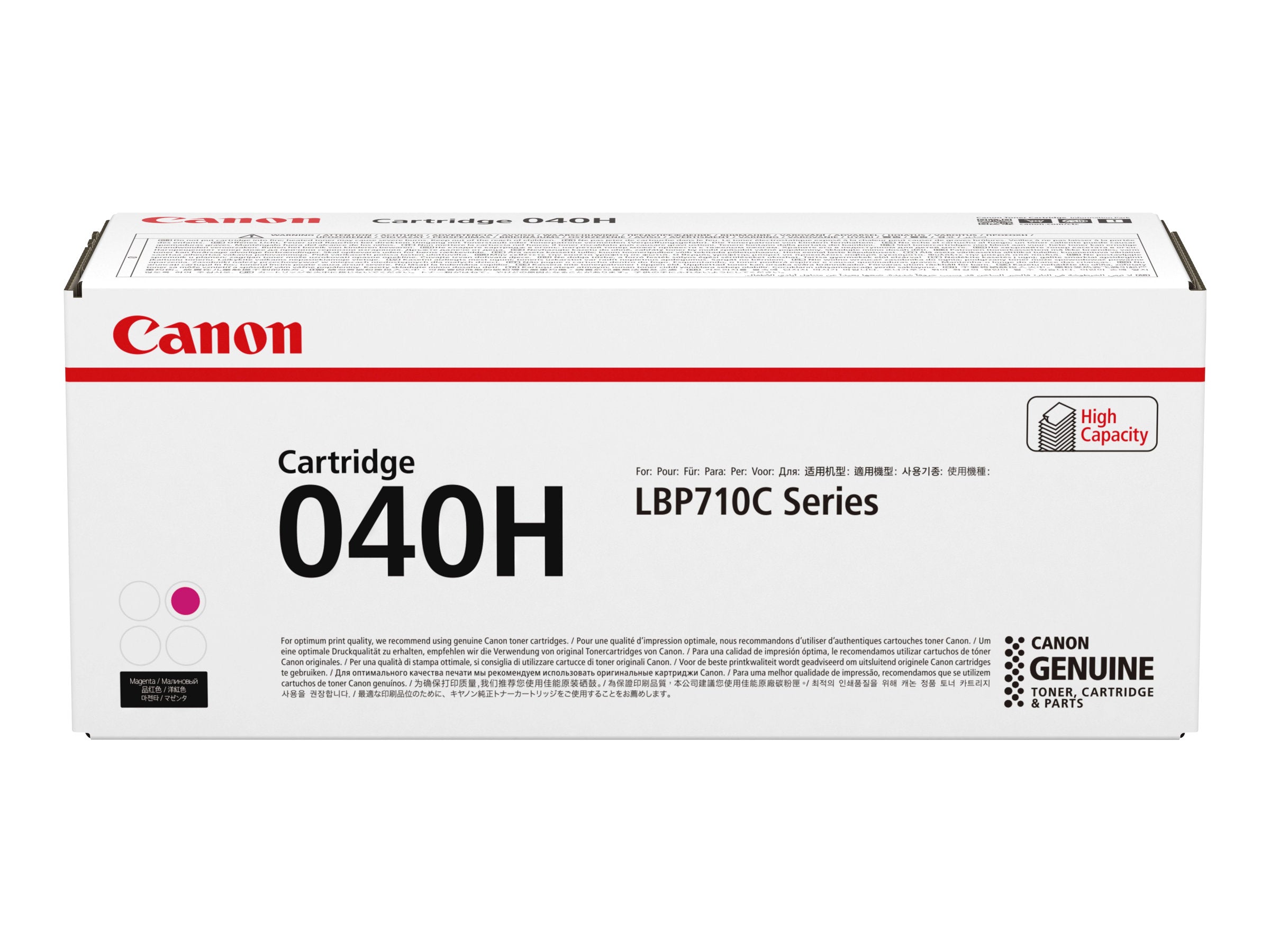CANON 040HM Toner magenta Seitenansicht