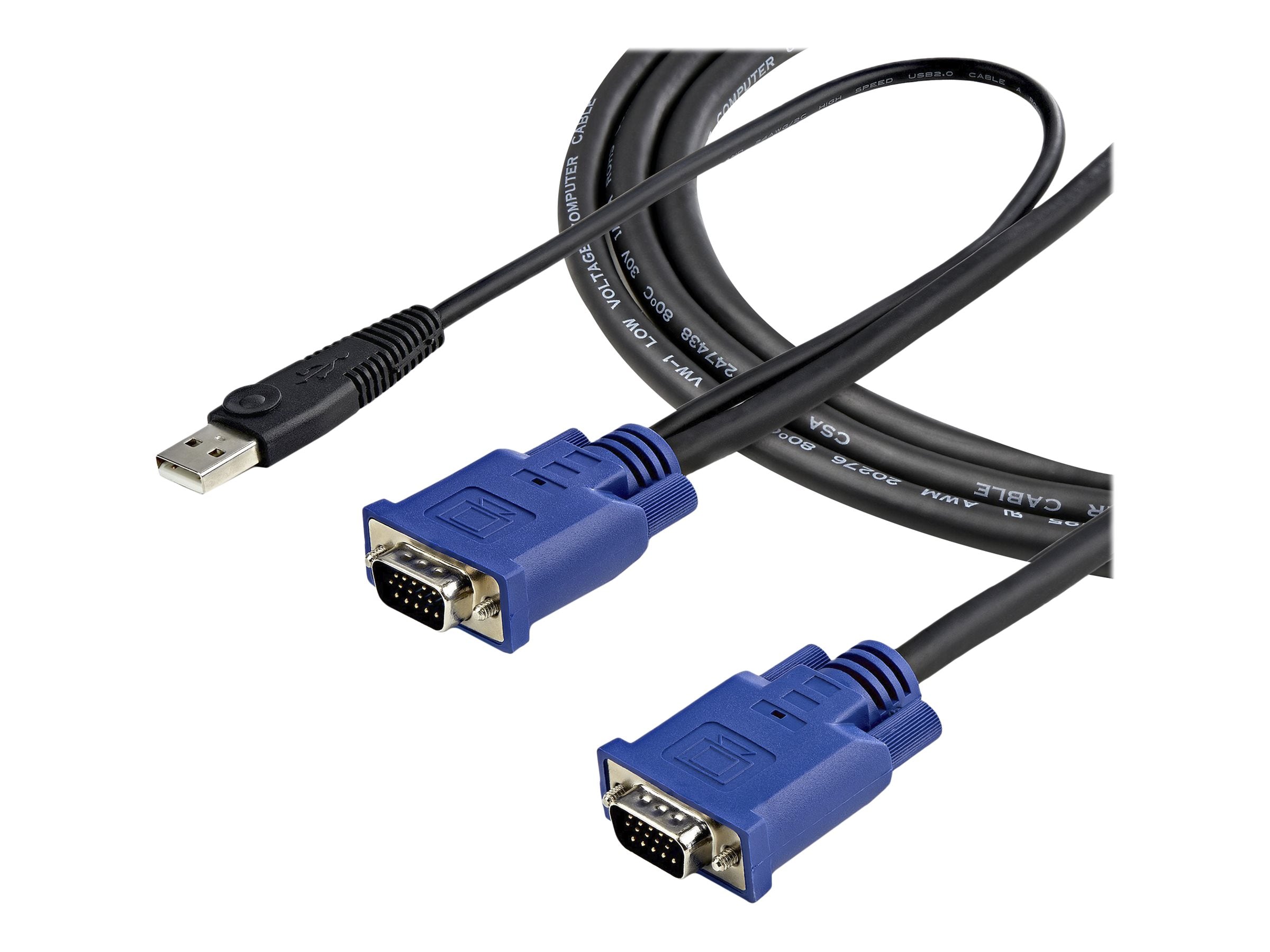 STARTECH.COM 10 ft Ultra Thin USB VGA 2-in-1 KVM Cable - Verpackung