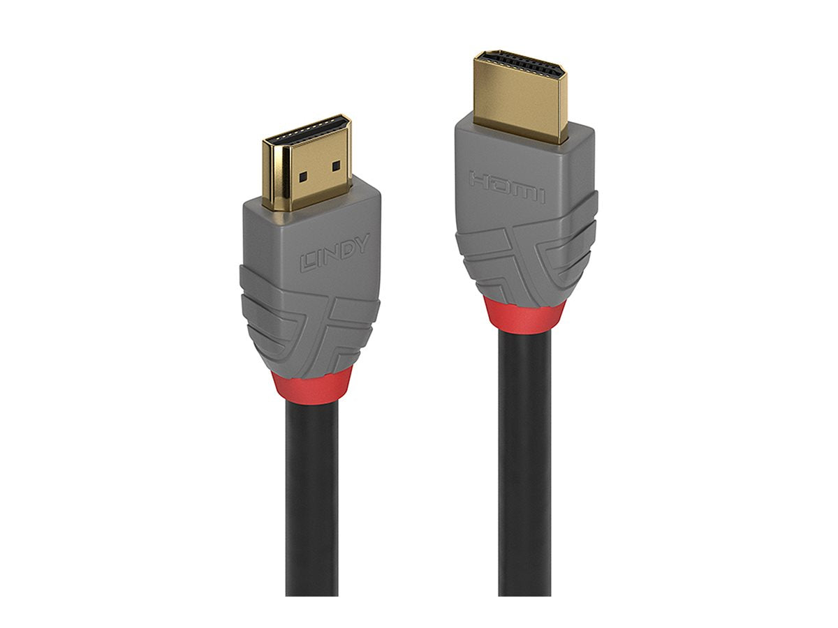 LINDY 1m HDMI High Speed HDMI Kabel Anthra Line - Vorderansicht
